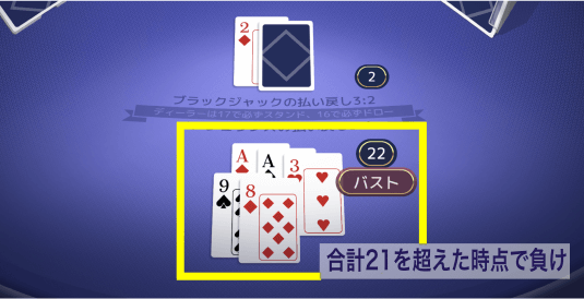 ブラックジャック バースト