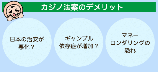 カジノ法案とパチンコ デメリット