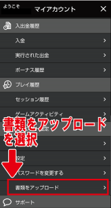 ウィニングキングス　本人確認ページ