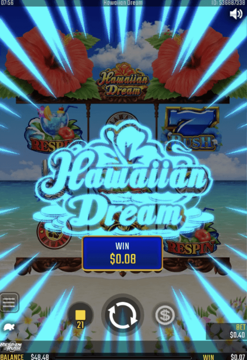 Winfastのハワイアンドリーム リスピン