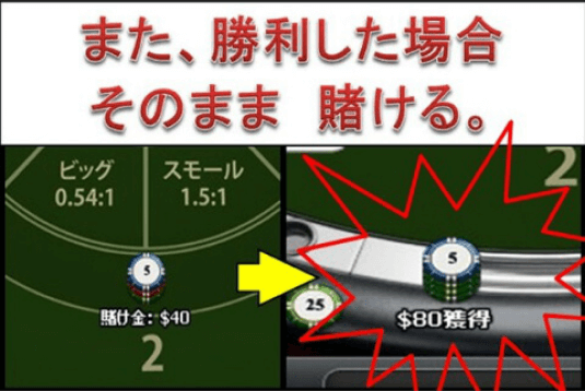 バカラ攻略 パーレー法3