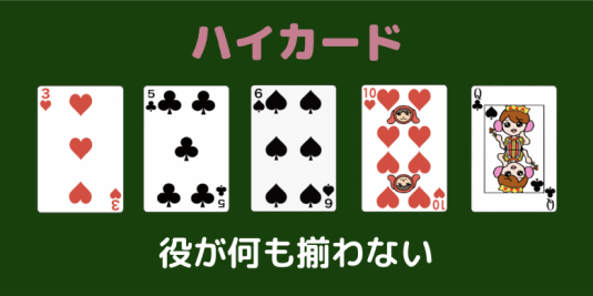 ポーカーのハイカード