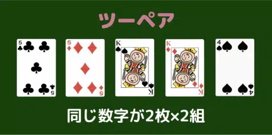 ポーカー 役 ツー・ペア
