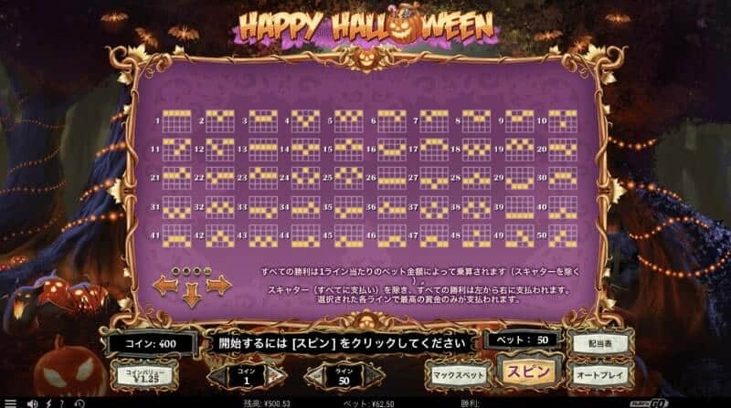 ビットカジノスロット、ハッピーハロウィンペイライン