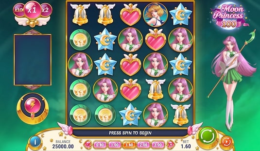 ムーンプリンセス100の評判を解説！RTPや遊べるオンラインカジノは？アイコン