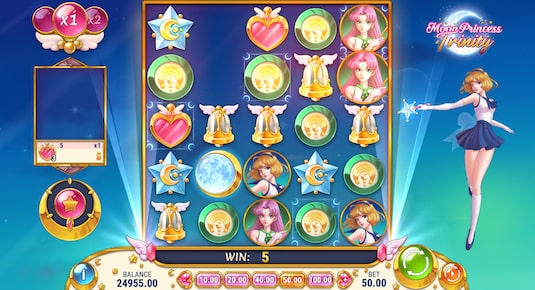 ムーンプリンセス100 ゲームプレイ