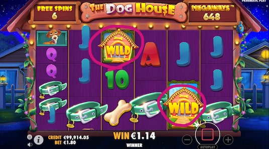 The Dog House Megaways ゲームプレイ3