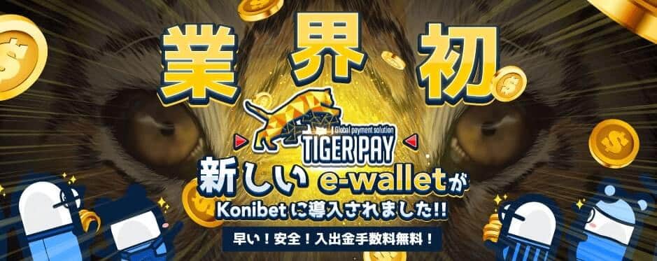 タイガーペイを利用できるオンラインカジノ