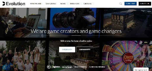 エボリューションゲーミング公式サイト