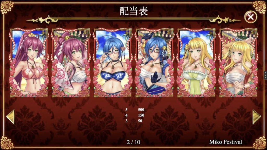 ミコフェスティバル高配当シンボル