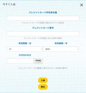 ラッキーブル入金方法
