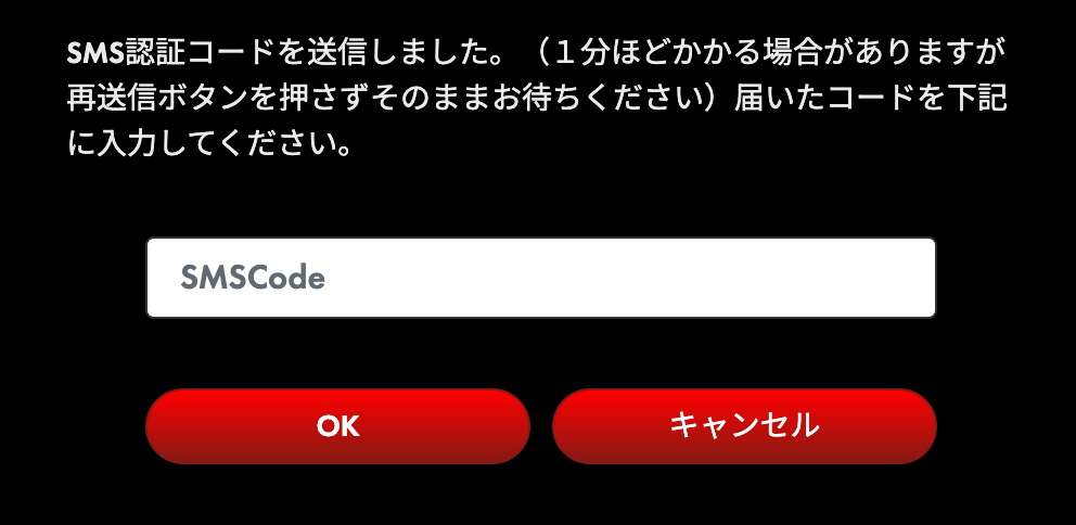 ハントカジノ 登録手順6