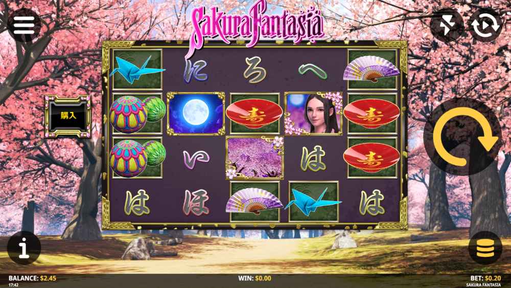 桜テーマのスロット　サクラファンタジア
