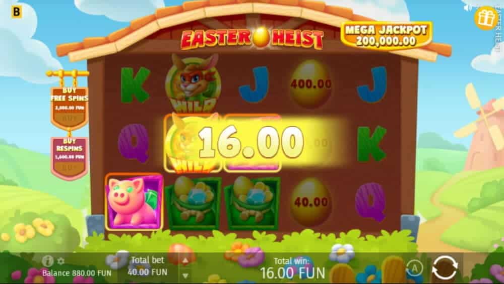 イースターハイスト　プレイ画面