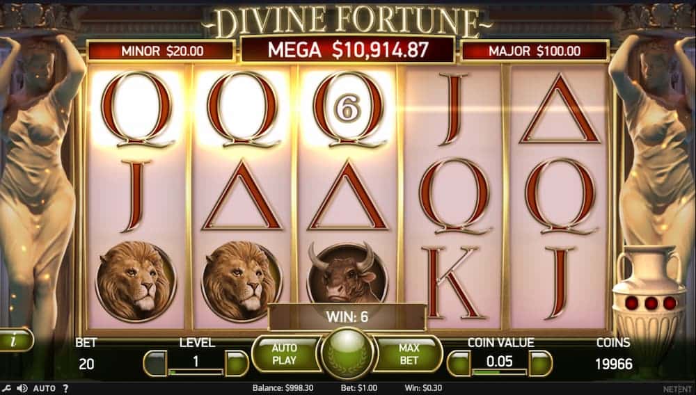 ジャックポット ディバインフォーチューン
