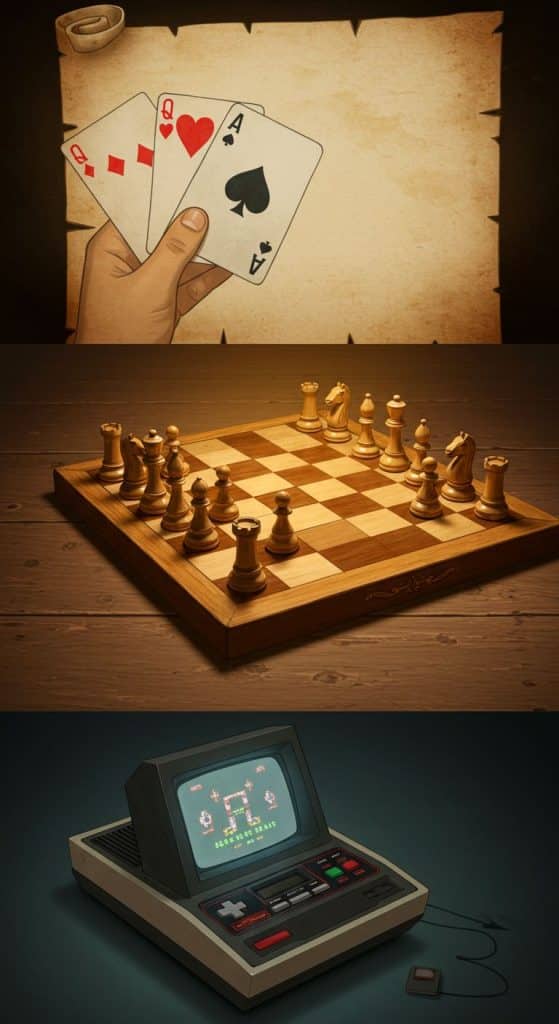 トランプ カード チェス ビデオゲーム