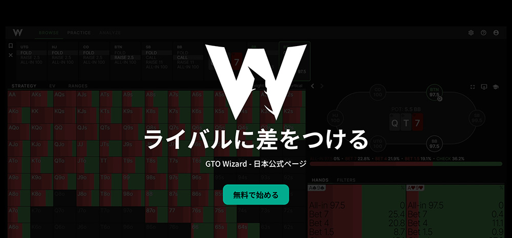 ポーカー フォールドとは ジーティーオー・ウィザード