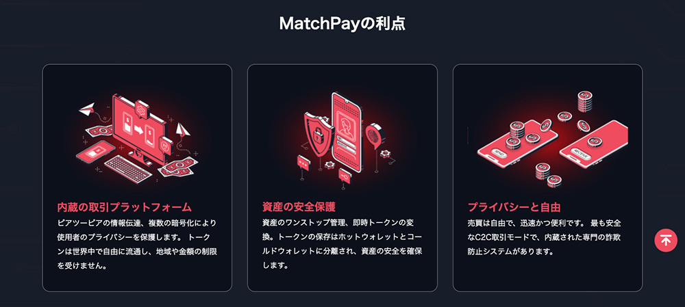 マッチペイ 独自の仮想通貨