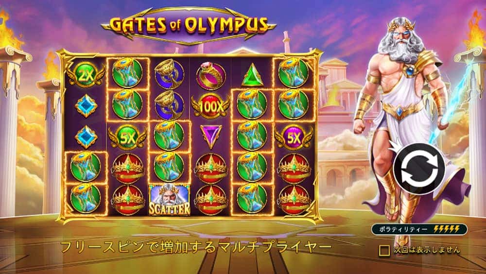 プラグマティックプレイ ゲーツオブオリンパス