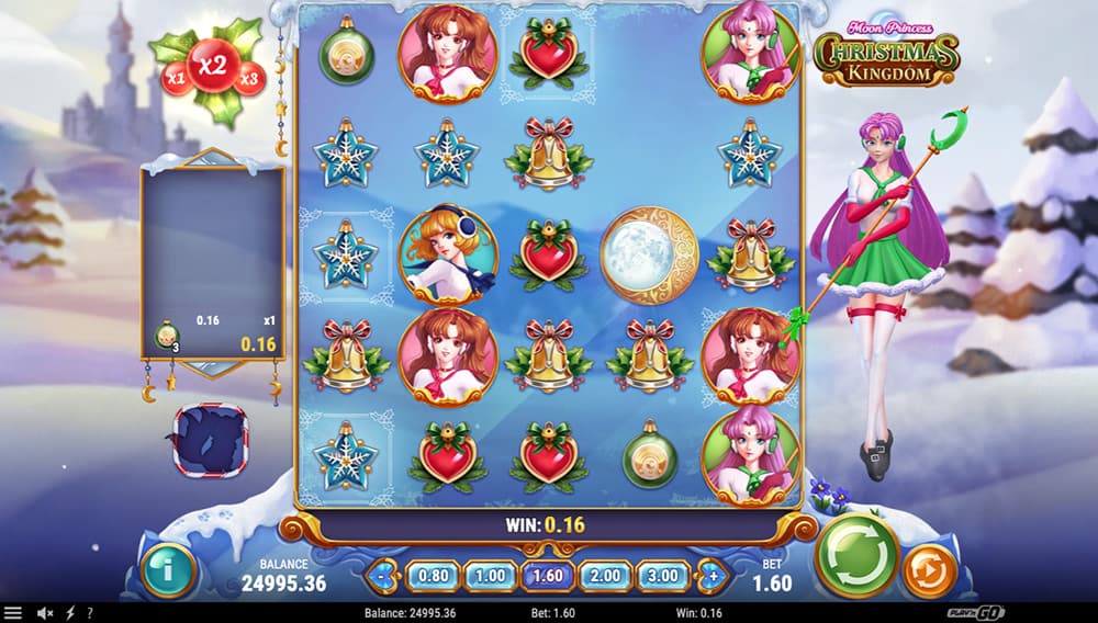 クリスマススロット ムーンプリンセスクリスマスキングダム