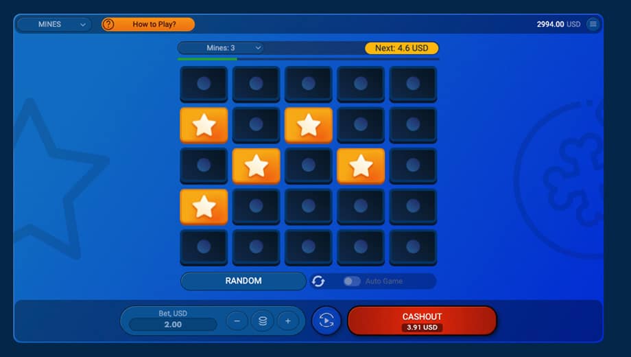 クラッシュゲーム マインズ