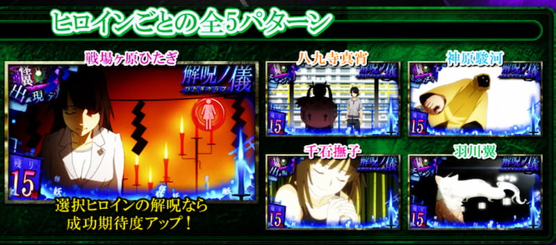スマスロ化物語 5人のヒロイン