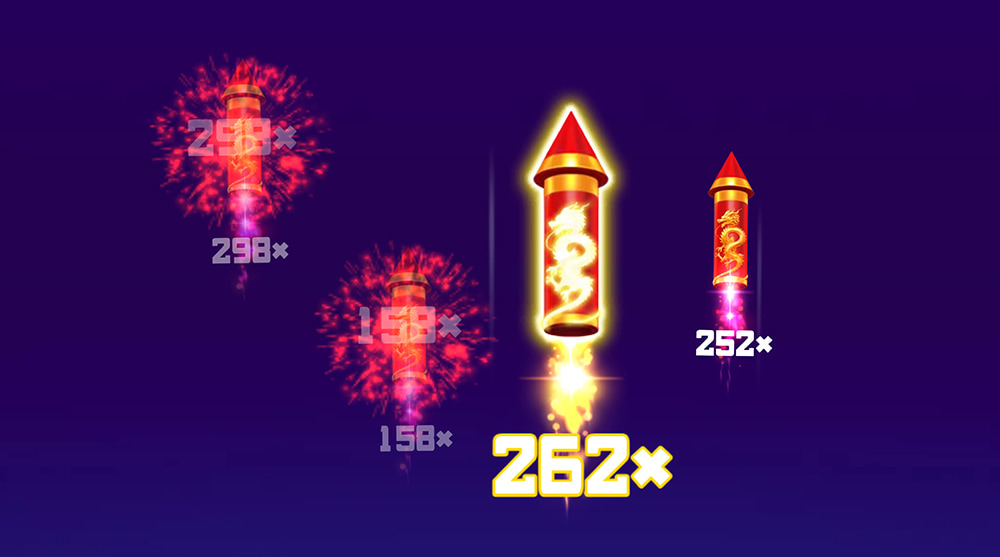 オールウェイズアップ！x10000 ロケット爆発