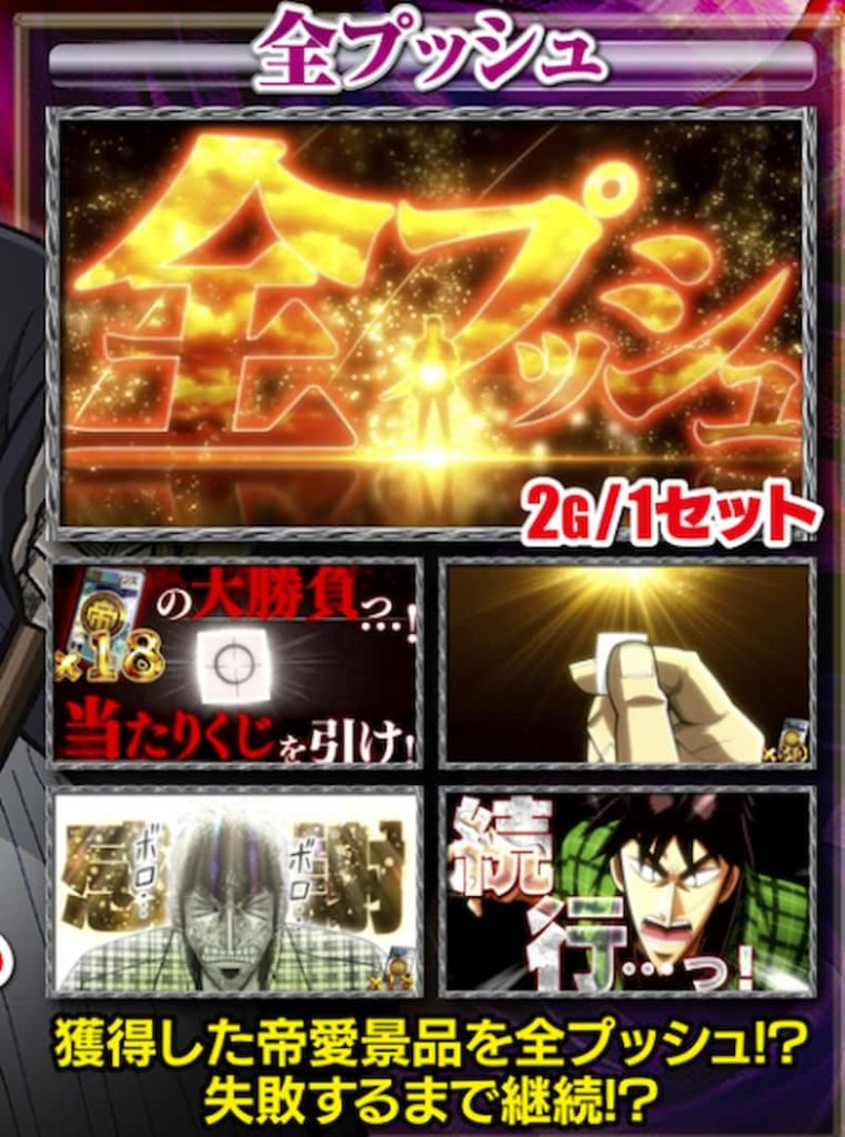スマスロ 回胴黙示録カイジ 狂宴（スマスロ カイジ）　全プッシュ