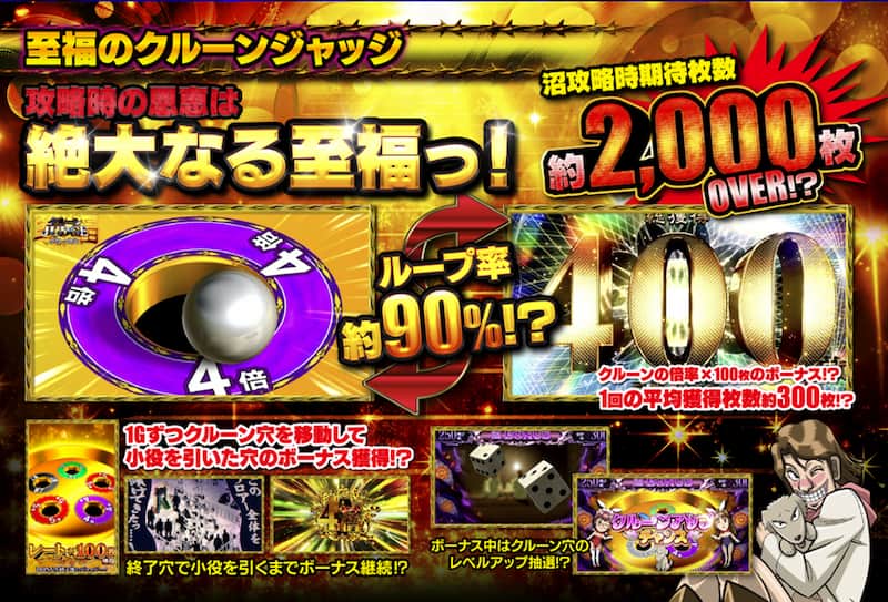 スマスロ 回胴黙示録カイジ 狂宴（スマスロ カイジ）　至福のクルーンジャッジ