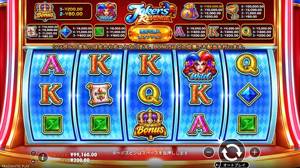 ジョーカーズ・リベンジ リール構成