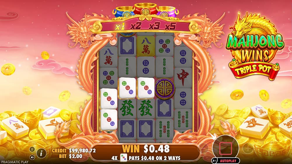 マージャンウィン・トリプルポット タンブル